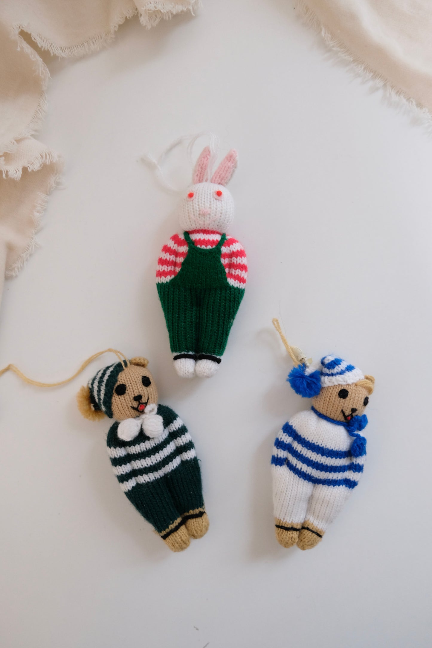 Vintage Knit Ornaments (Sold Separately)