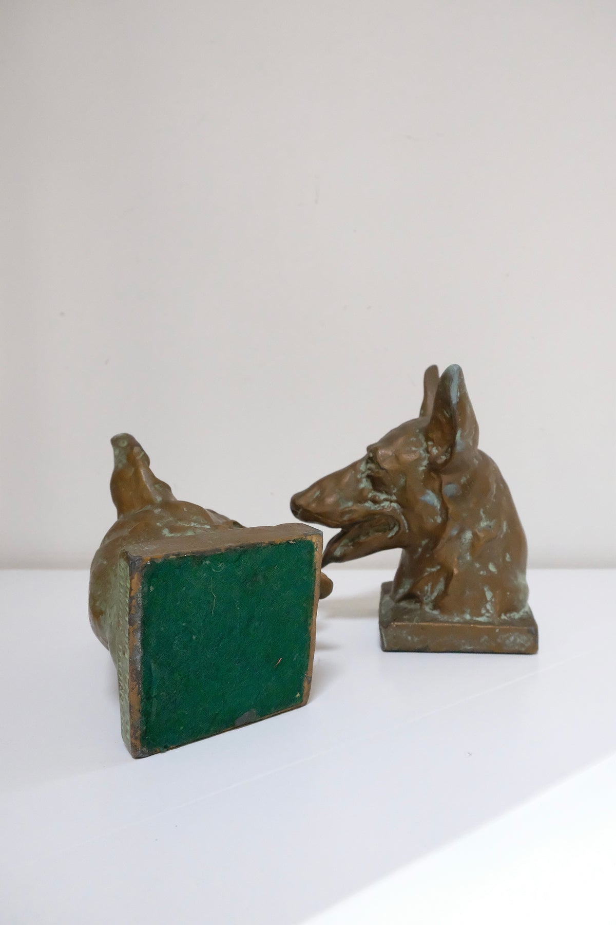 Pair of Vintage “Buddy” Seeing Eye Dog Bookends