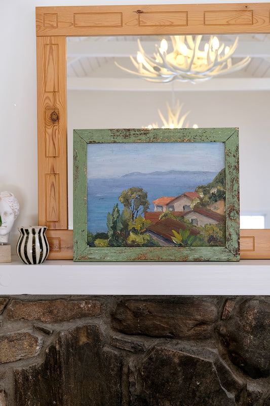 Vintage Signed California Coast Painting