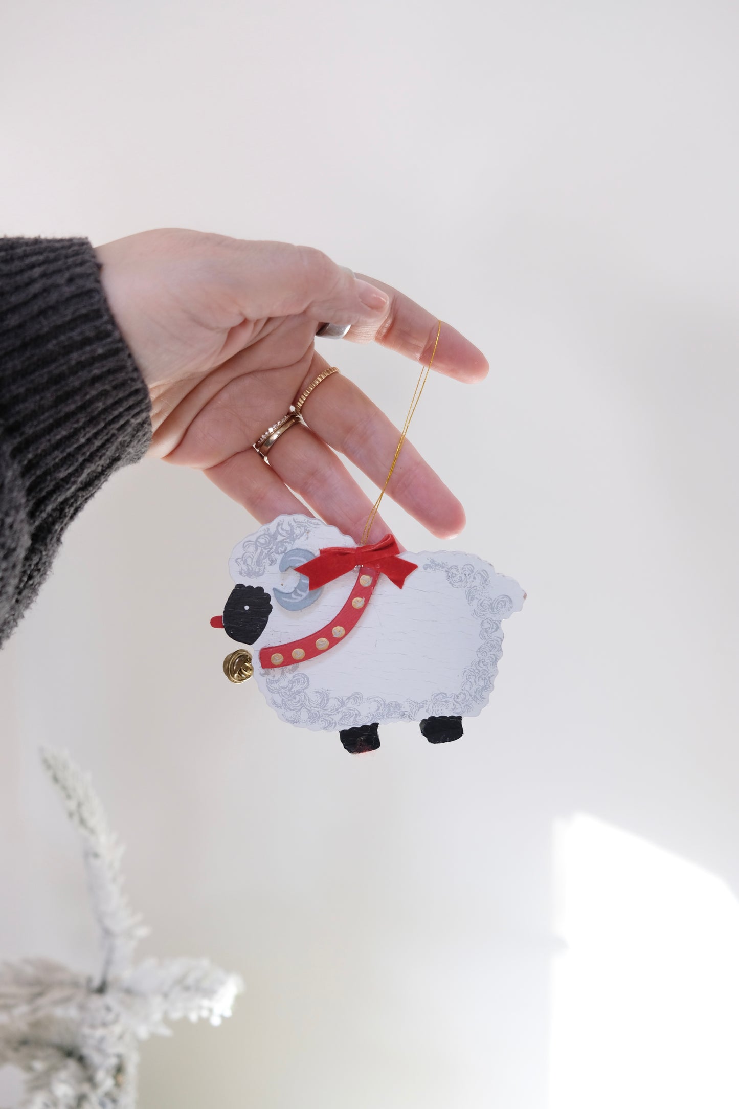 Vintage Sheep Ornaments, Sold Separately