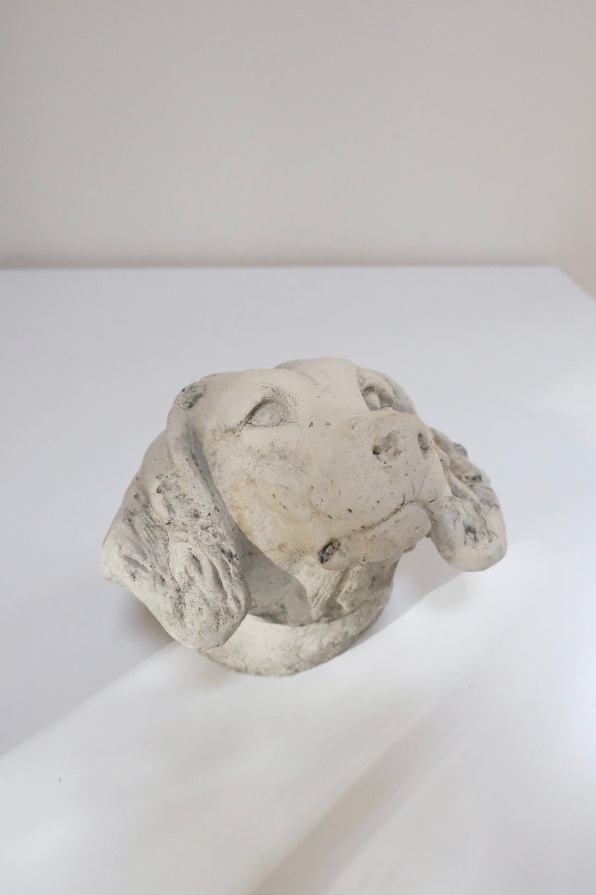 Vintage Concrete Dachshund Bust