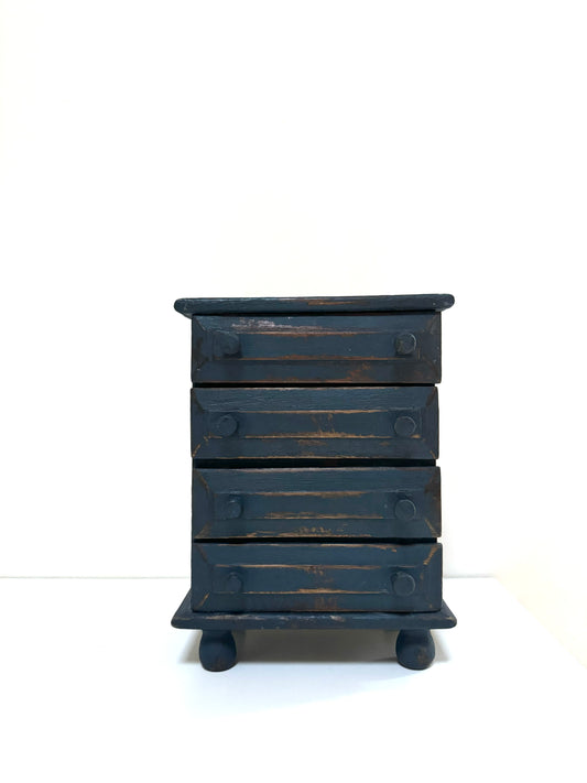 Antique Primitive Hand-Made Mini Dresser