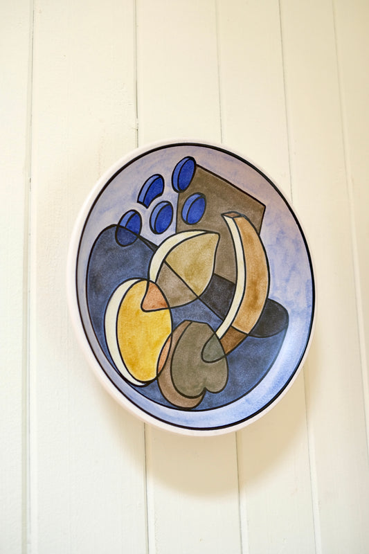 Large 12” Low Ceramic Bowl by Søholm Denmark