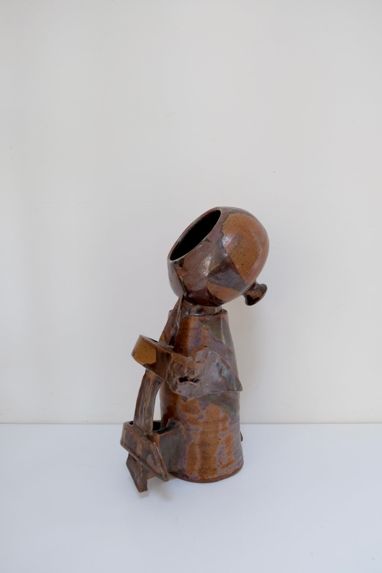 Abstract Vintage Studio Pottery Sculptural Vessel