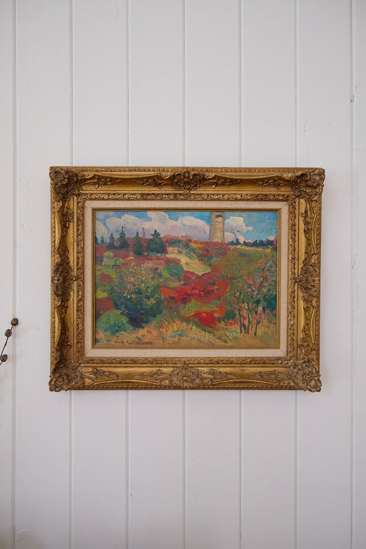 Impressionist Vintage Landscape Painting – 23” x 18.5” (2 of 2)