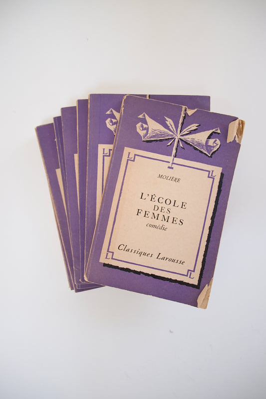 10 Classiques Larousse Vintage French Paperback Books