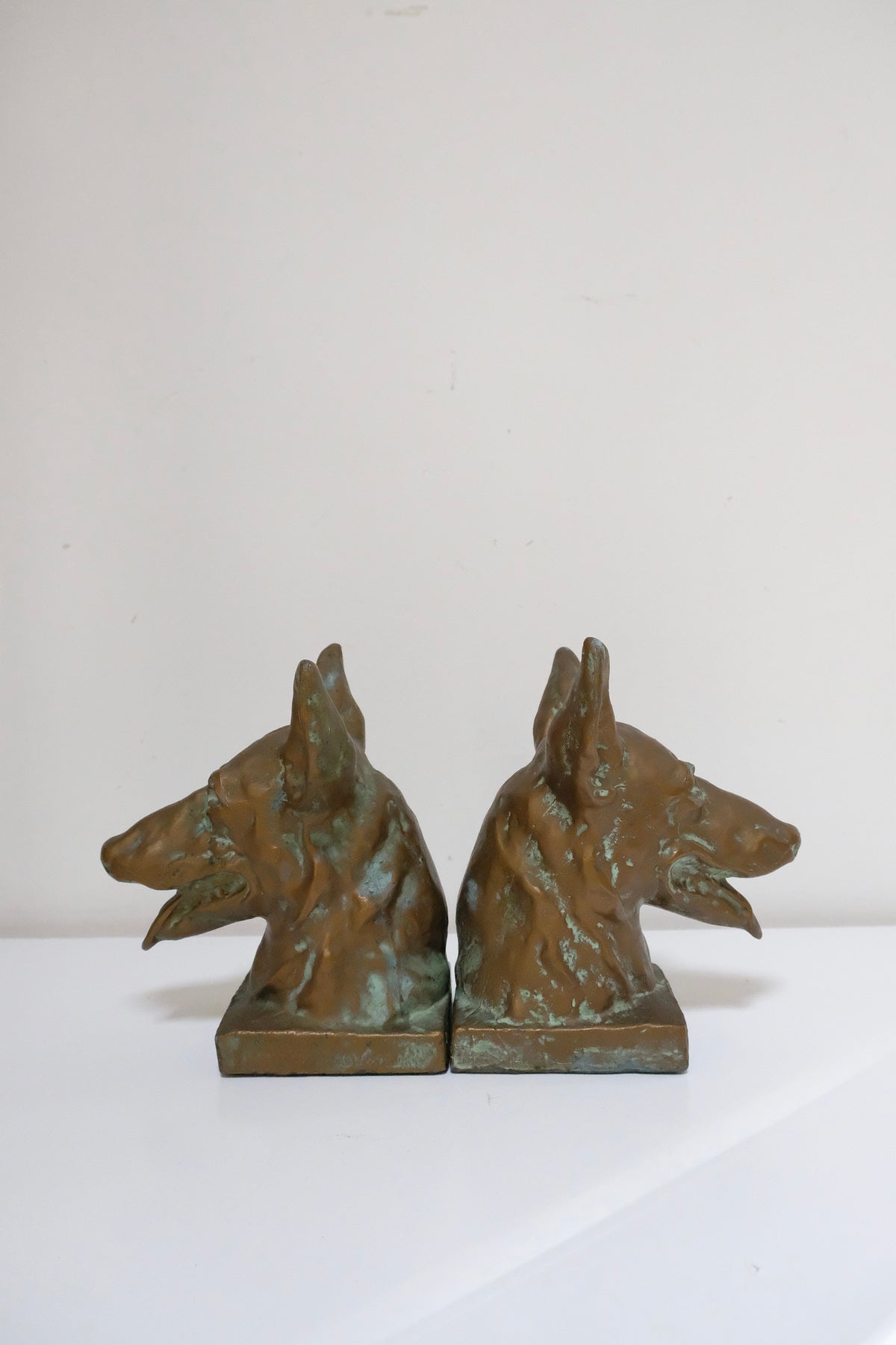 Pair of Vintage “Buddy” Seeing Eye Dog Bookends