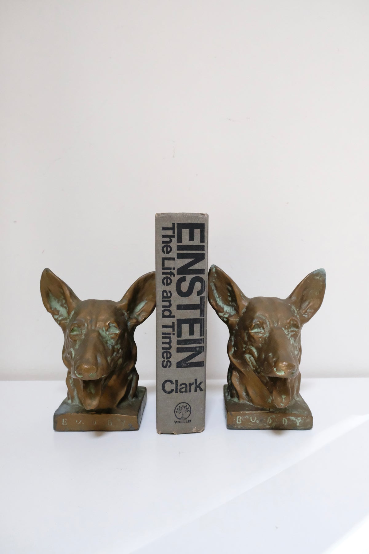 Pair of Vintage “Buddy” Seeing Eye Dog Bookends