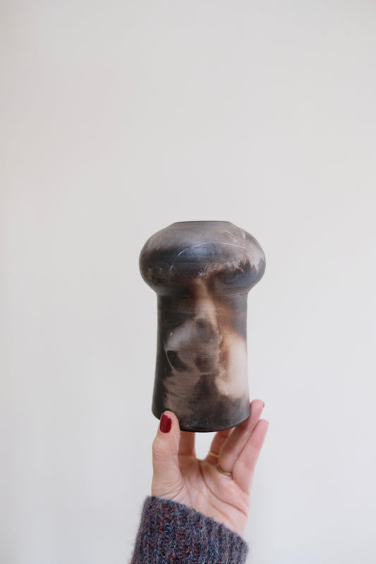 Moody Wood-Fired Ceramic Vase