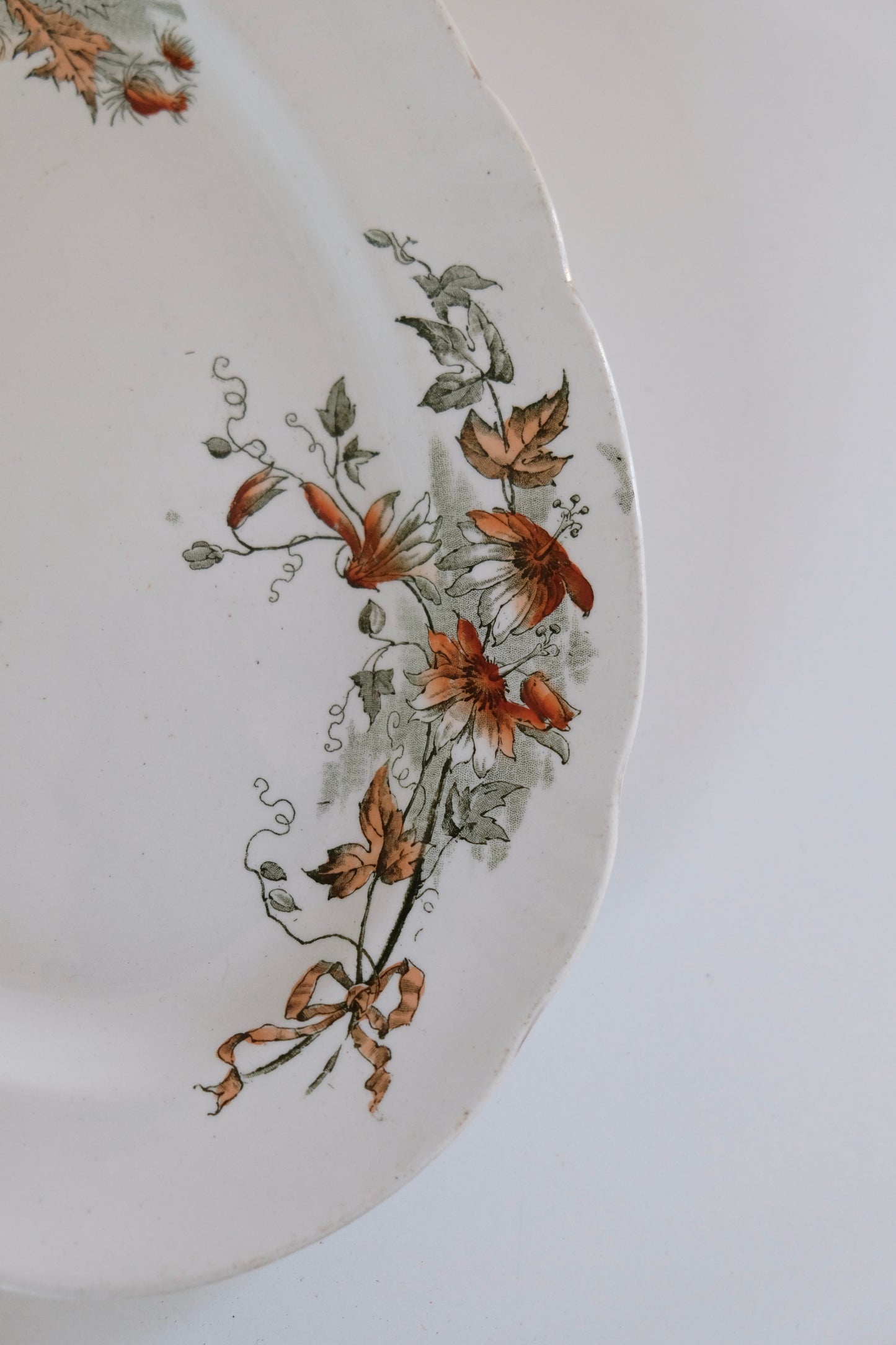 Thistle Transferware Platter, Doulton Burslem, Sydenham, England