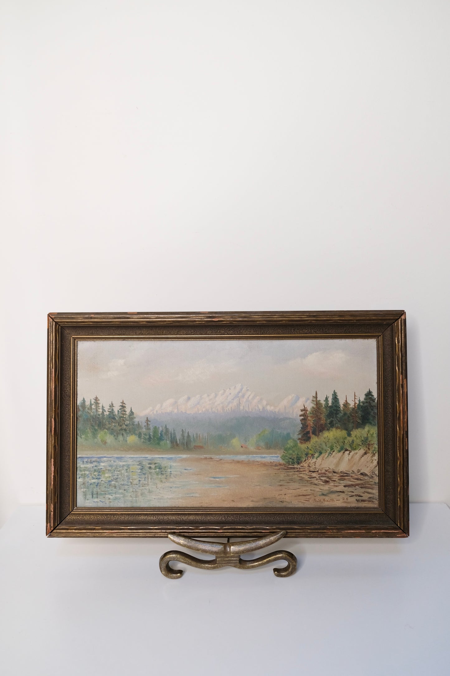 River Oil Painting, E.H. Keith. 1926