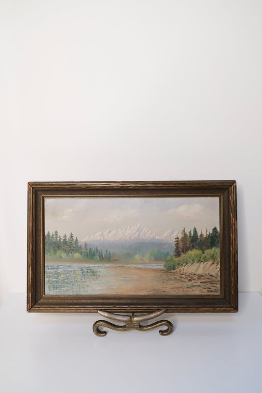 River Oil Painting, E.H. Keith. 1926