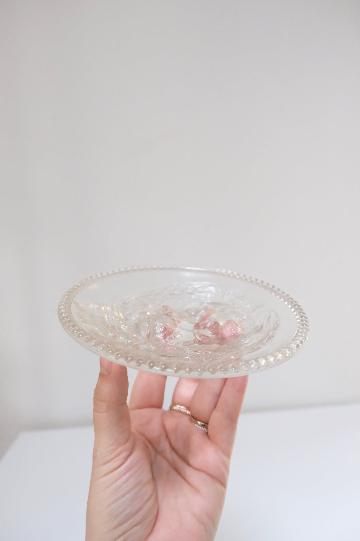Columbia Glass Findlay Dog Plate, c.1880s
