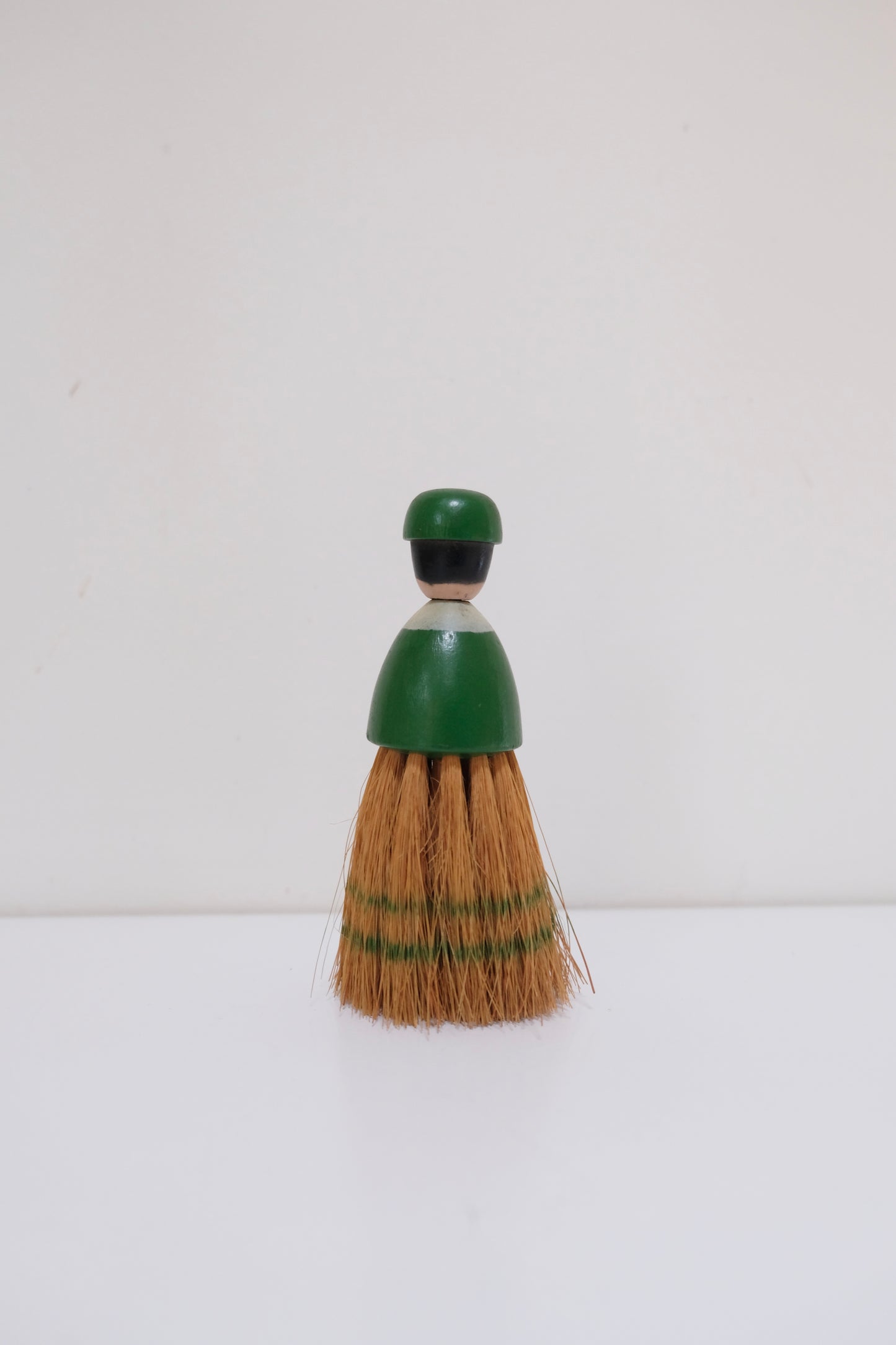 Vintage Lady Clothes Brush in Green Dress