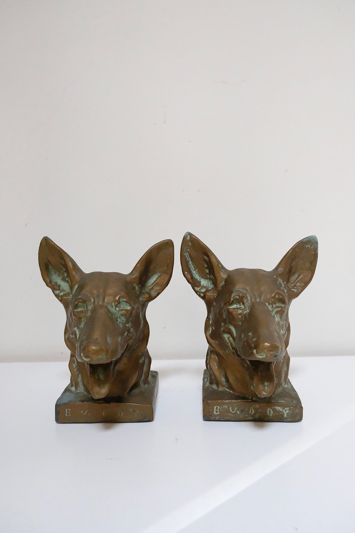Pair of Vintage “Buddy” Seeing Eye Dog Bookends