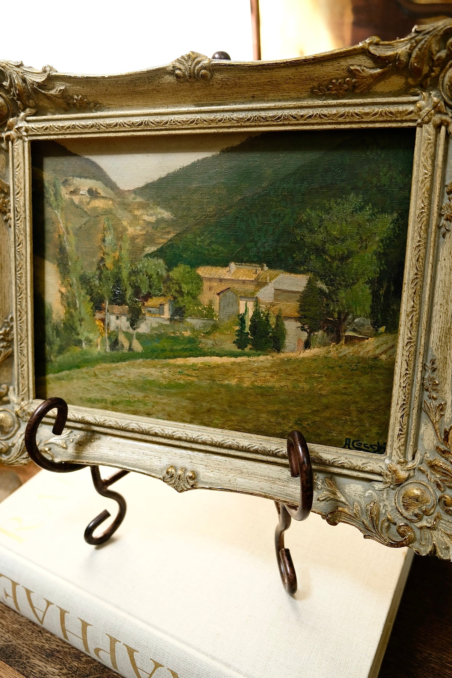 Antique Oil Painting Landscape