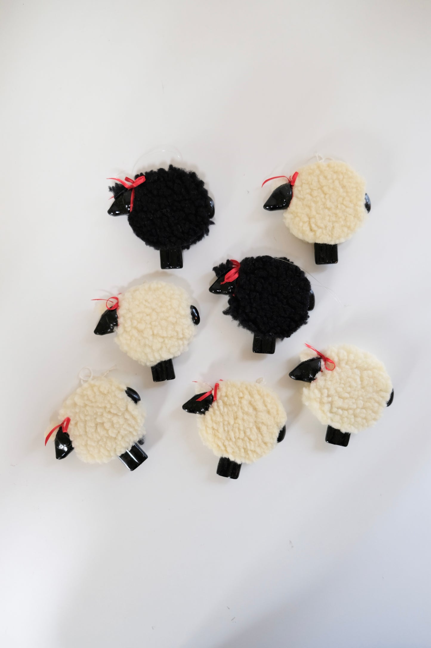 Vintage Dept 56 Sheep Ornaments