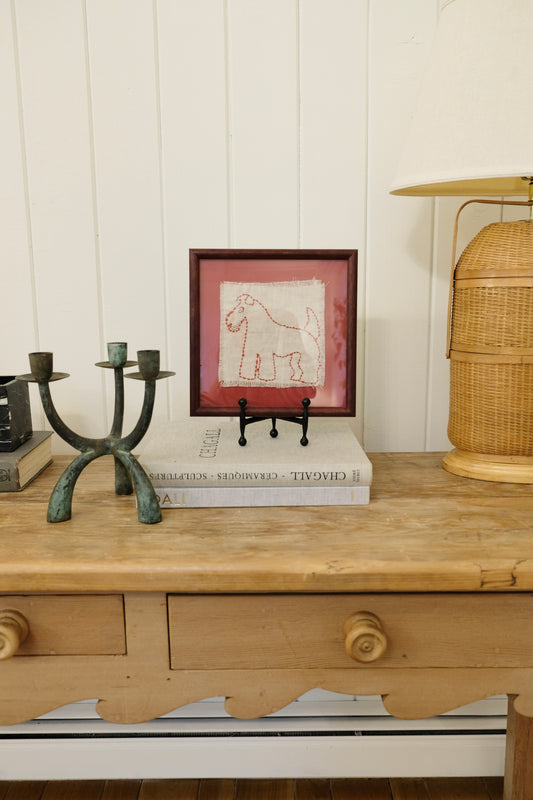 Framed Vintage Scottie
