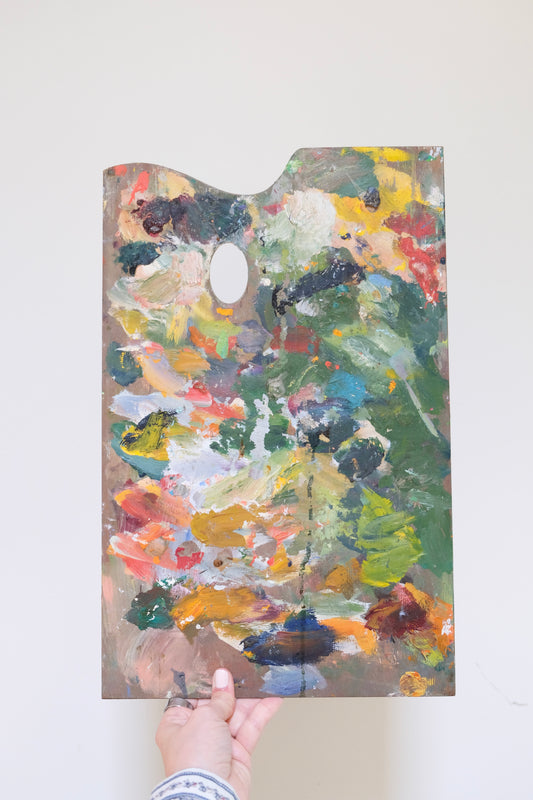 Vintage Artist’s Paint Palette