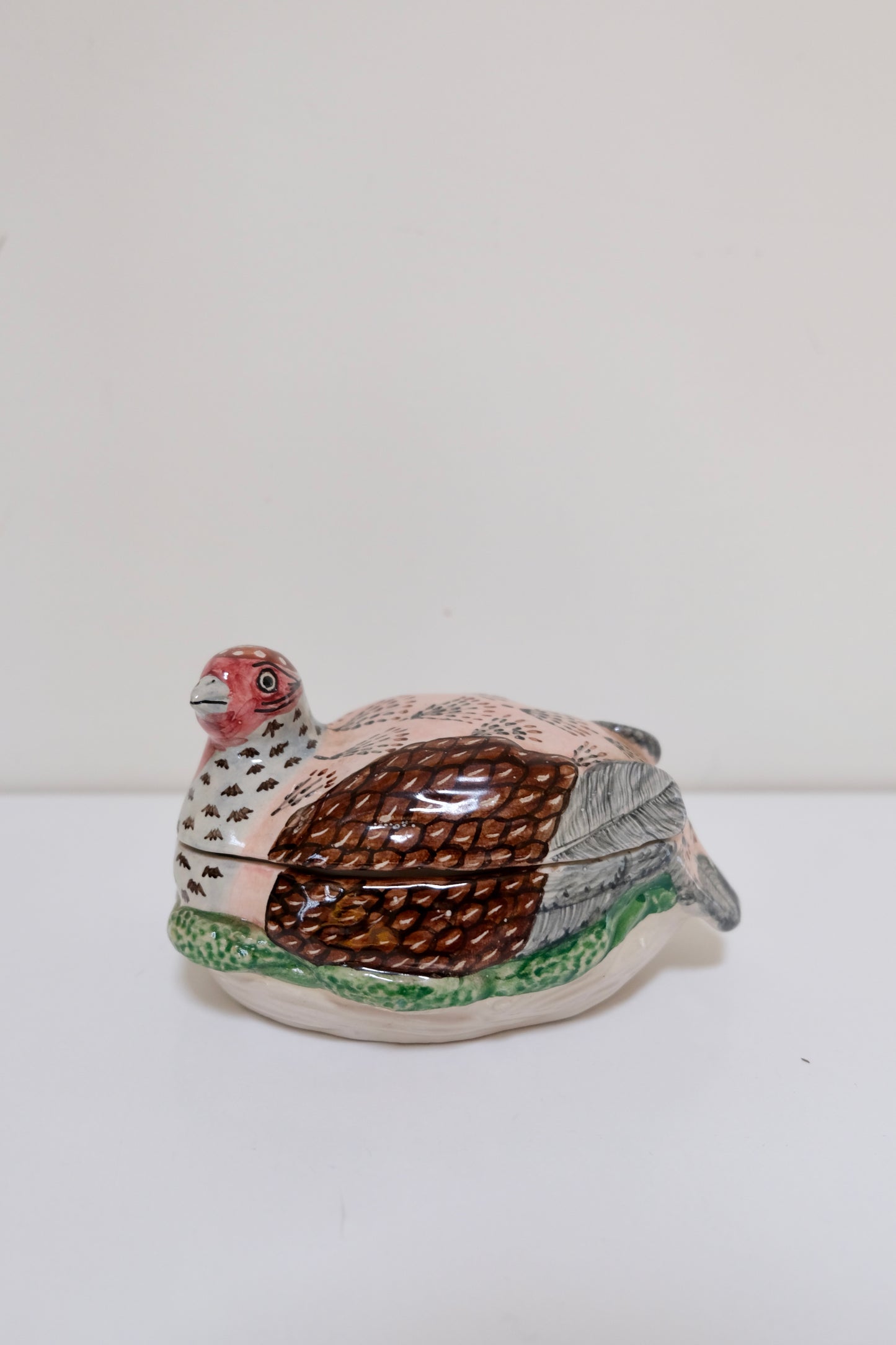 Vintage Italian Partridge Tureen by Ferlaro