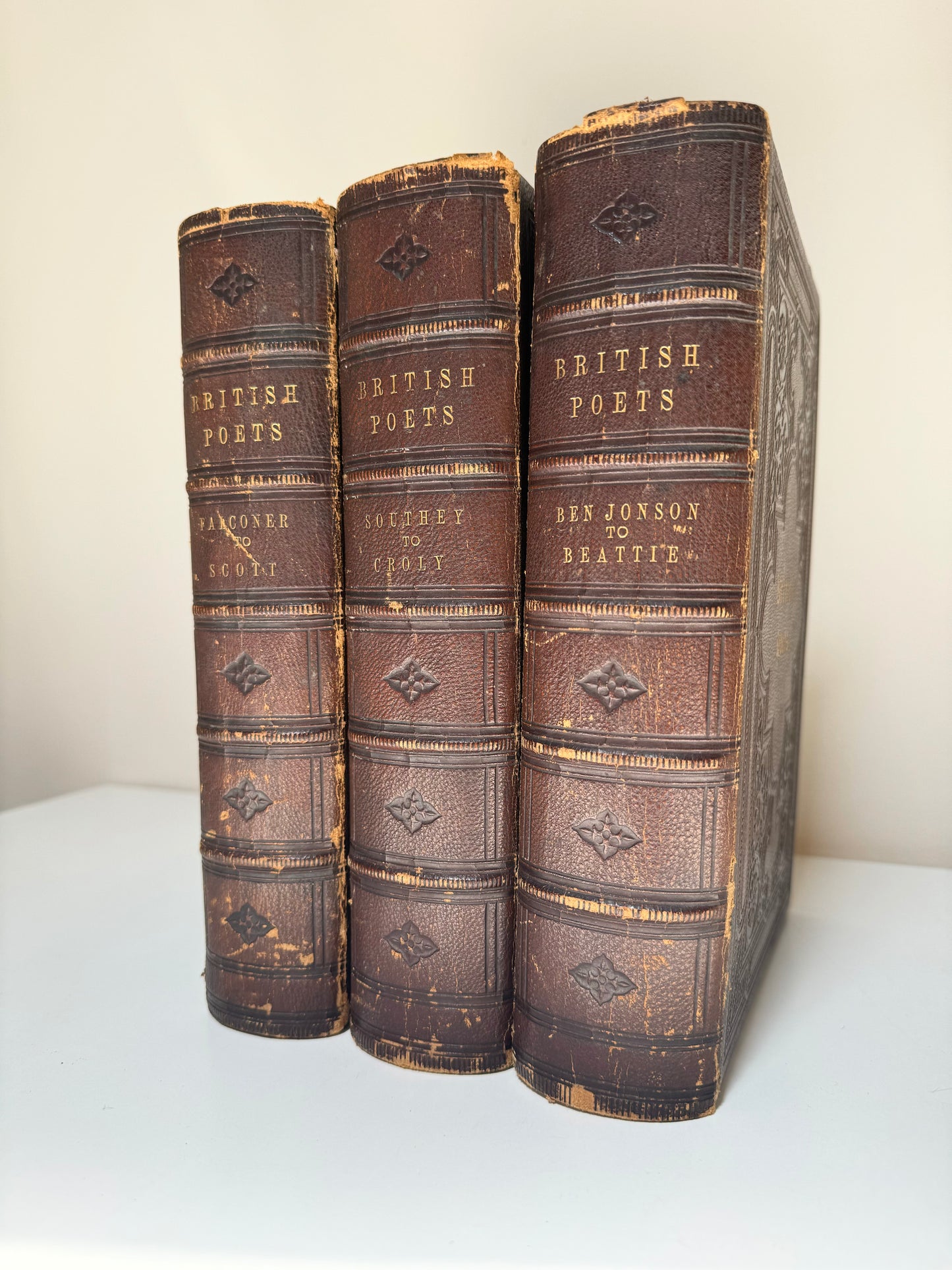 British Poets Leather Bound (3 Vols)