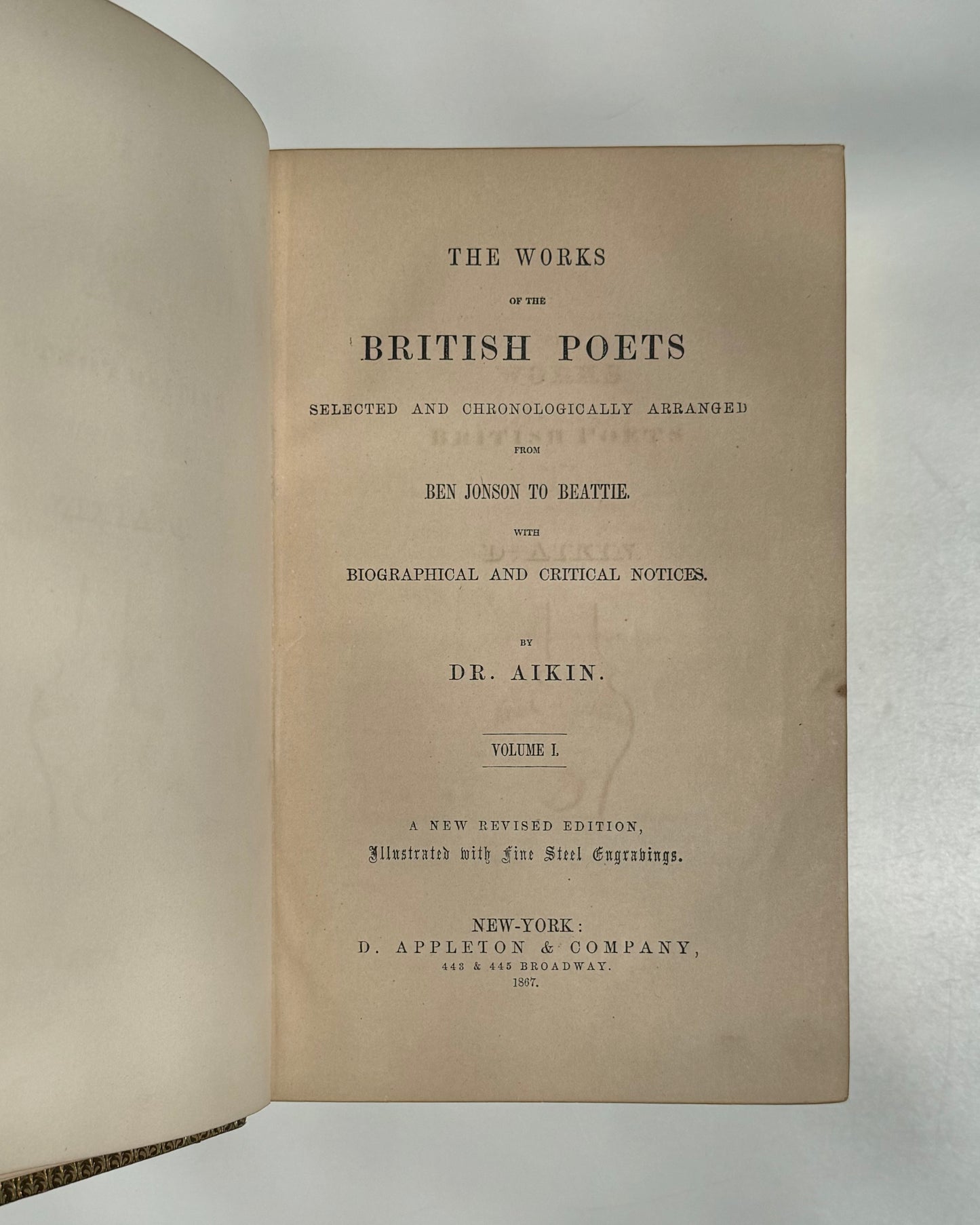 British Poets Leather Bound (3 Vols)